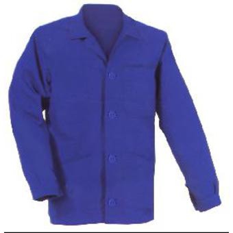veste de travail bleu