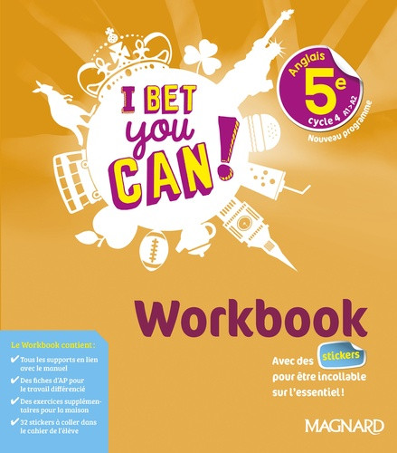 Anglais : workbook "I bet you can" 5ème