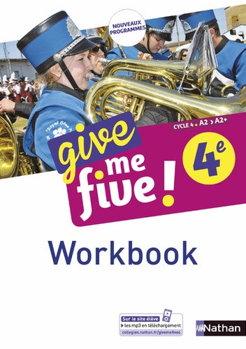 Anglais : workbook "Give me Five" 4ème