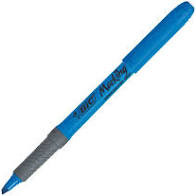 Surligneur Grip BIC Bleu